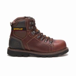 Caterpillar Alaska 2.0 Steel Toe Work Férfi Bakancs Barna, HU-C094